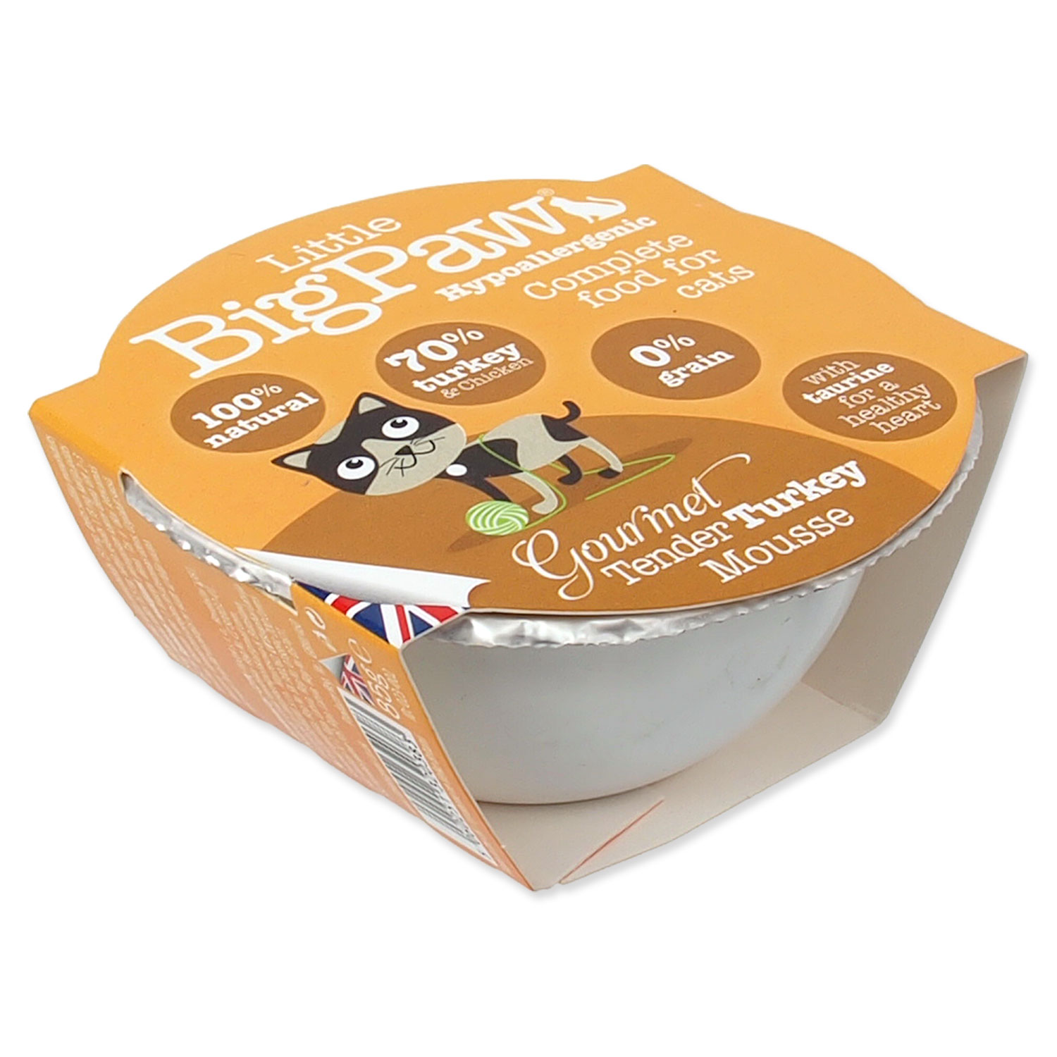 Kalíšek LITTLE BIGPAW Cat krůta 85g