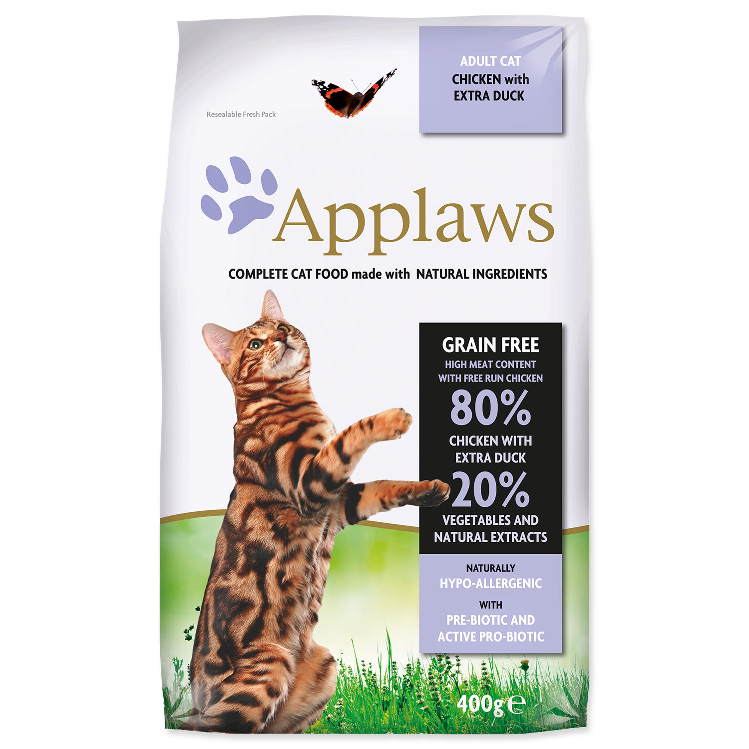 APPLAWS Dry Cat Chicken with Duck 400 g