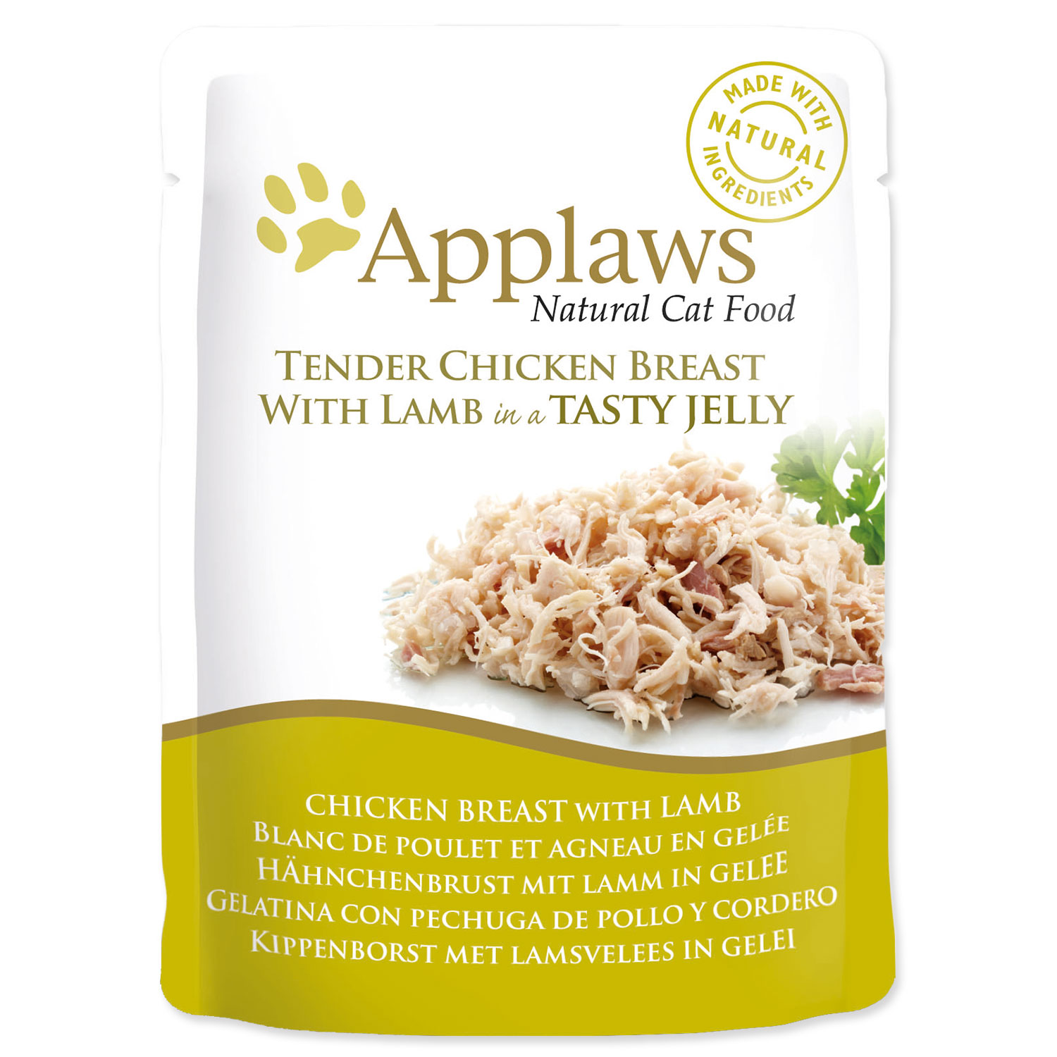 Kapsička APPLAWS Cat Pouch Chicken with Lamb in Jelly, 70 g