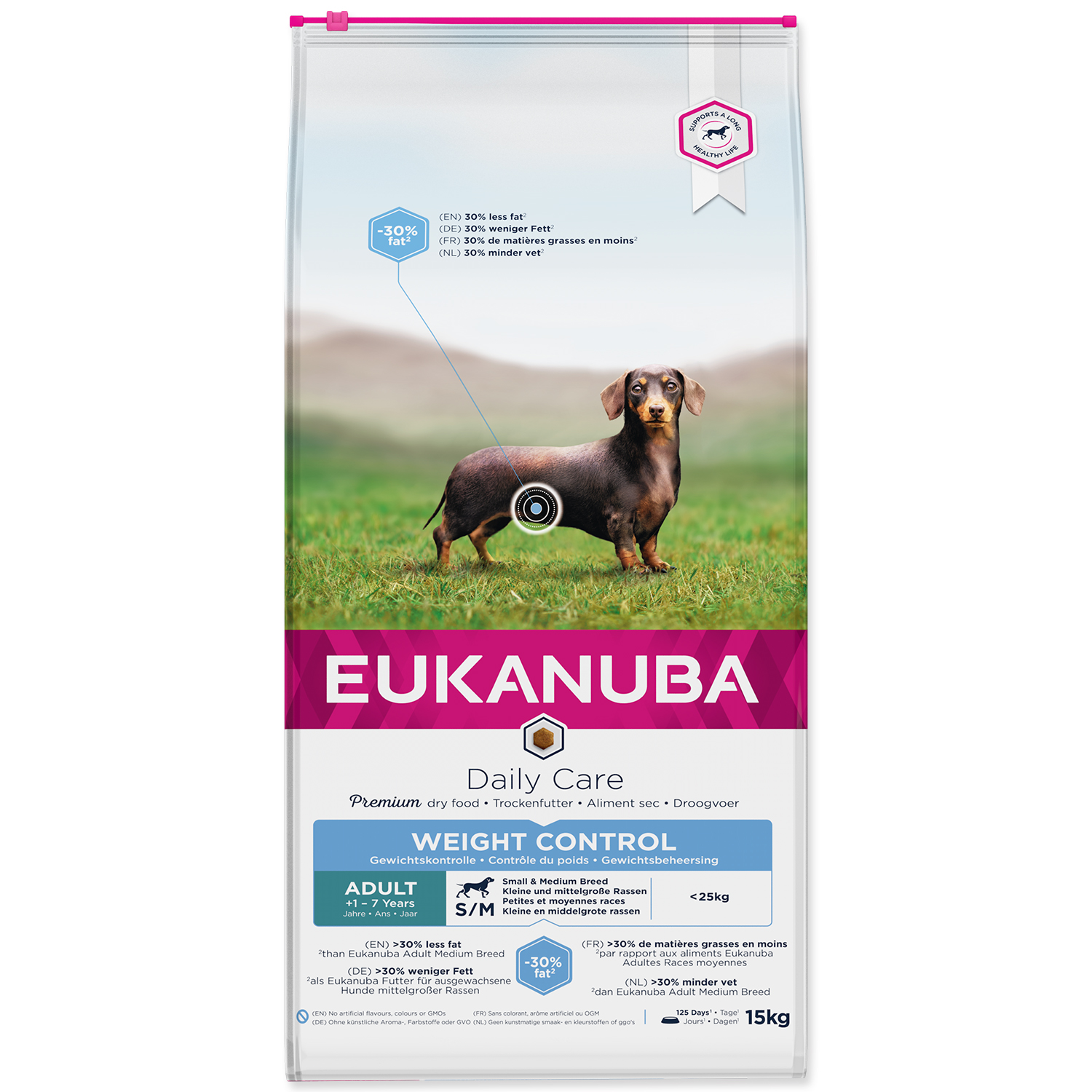 EUKANUBA Adult Small & Medium Breed Weight Control 15 kg
