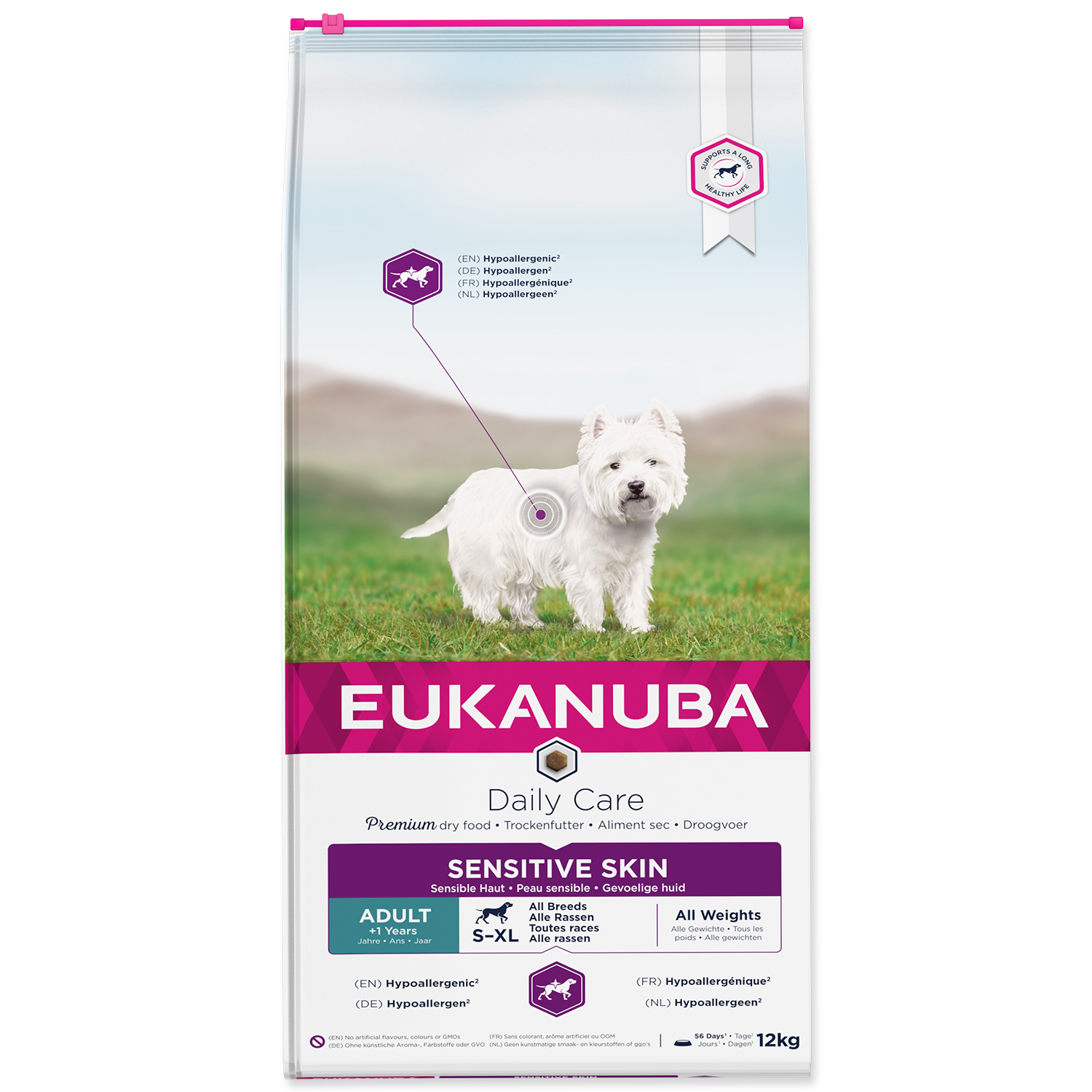 EUKANUBA Daily Care Sensitive Skin 12 kg