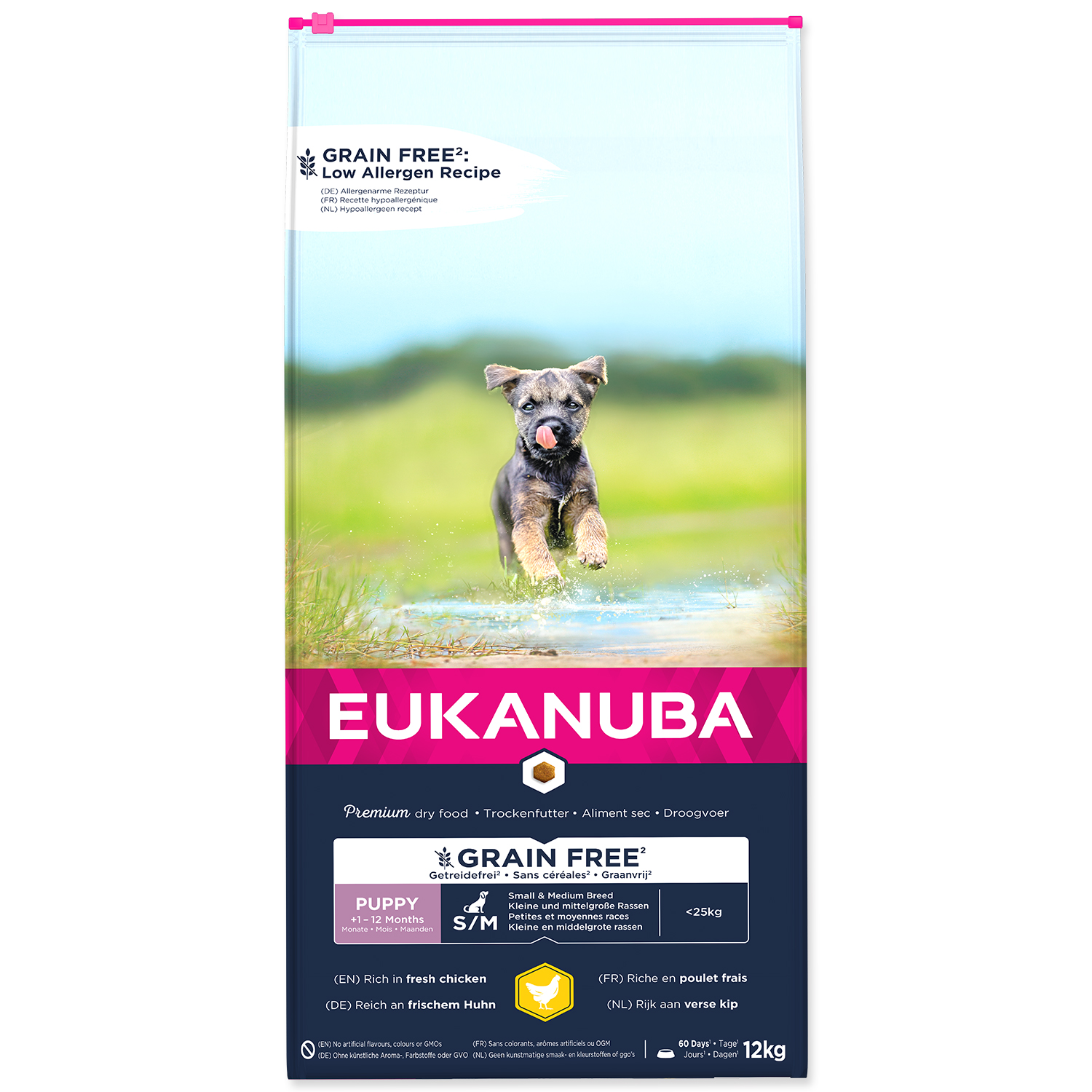 EUKANUBA Puppy Small & Medium Breed Grain Free Chicken 12 kg
