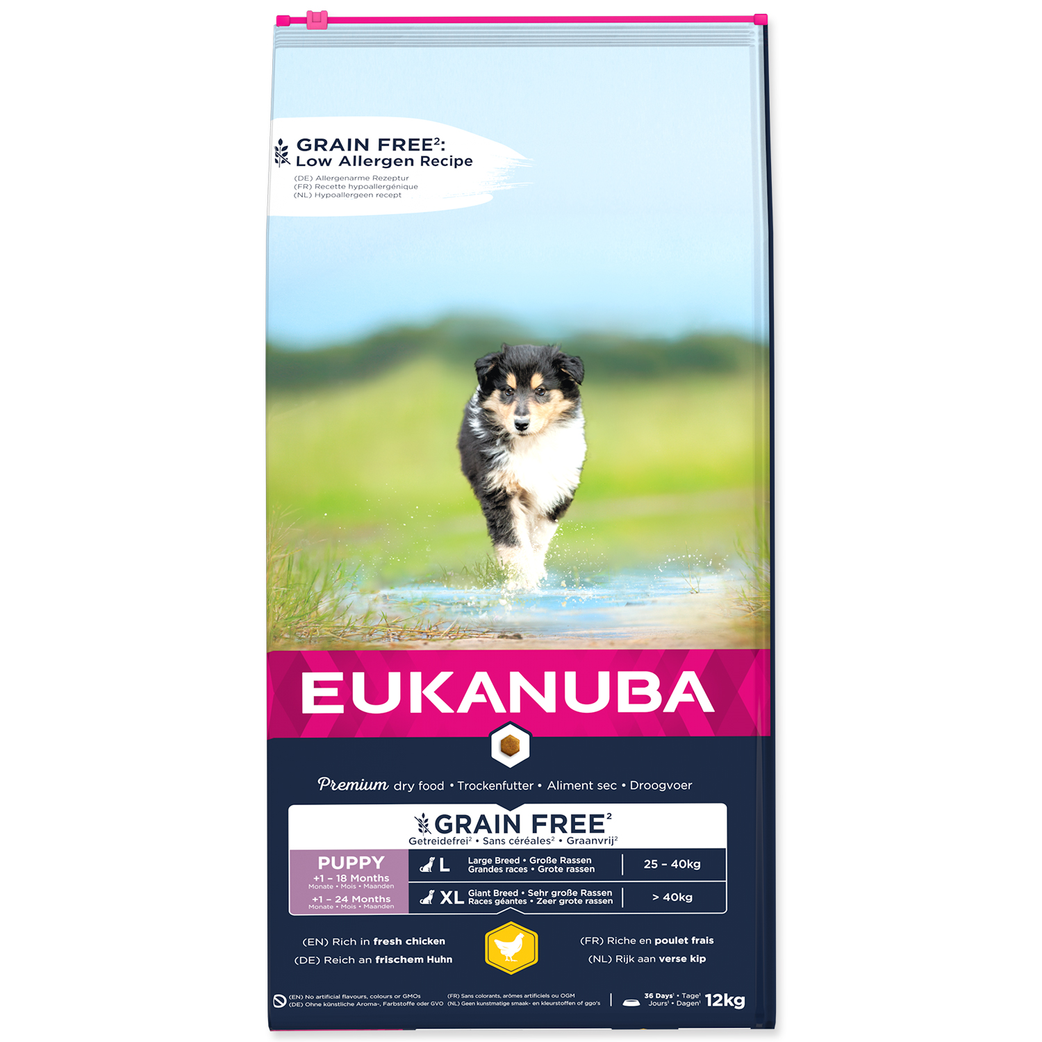 EUKANUBA Puppy & Junior Large & Giant Breed Grain Free Chicken 12 kg