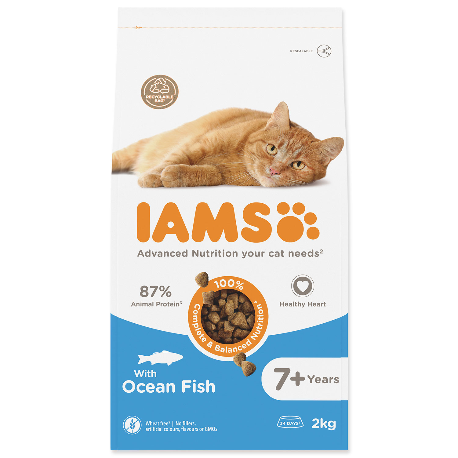 IAMS for Vitality Senior Cat Food with Ocean Fish