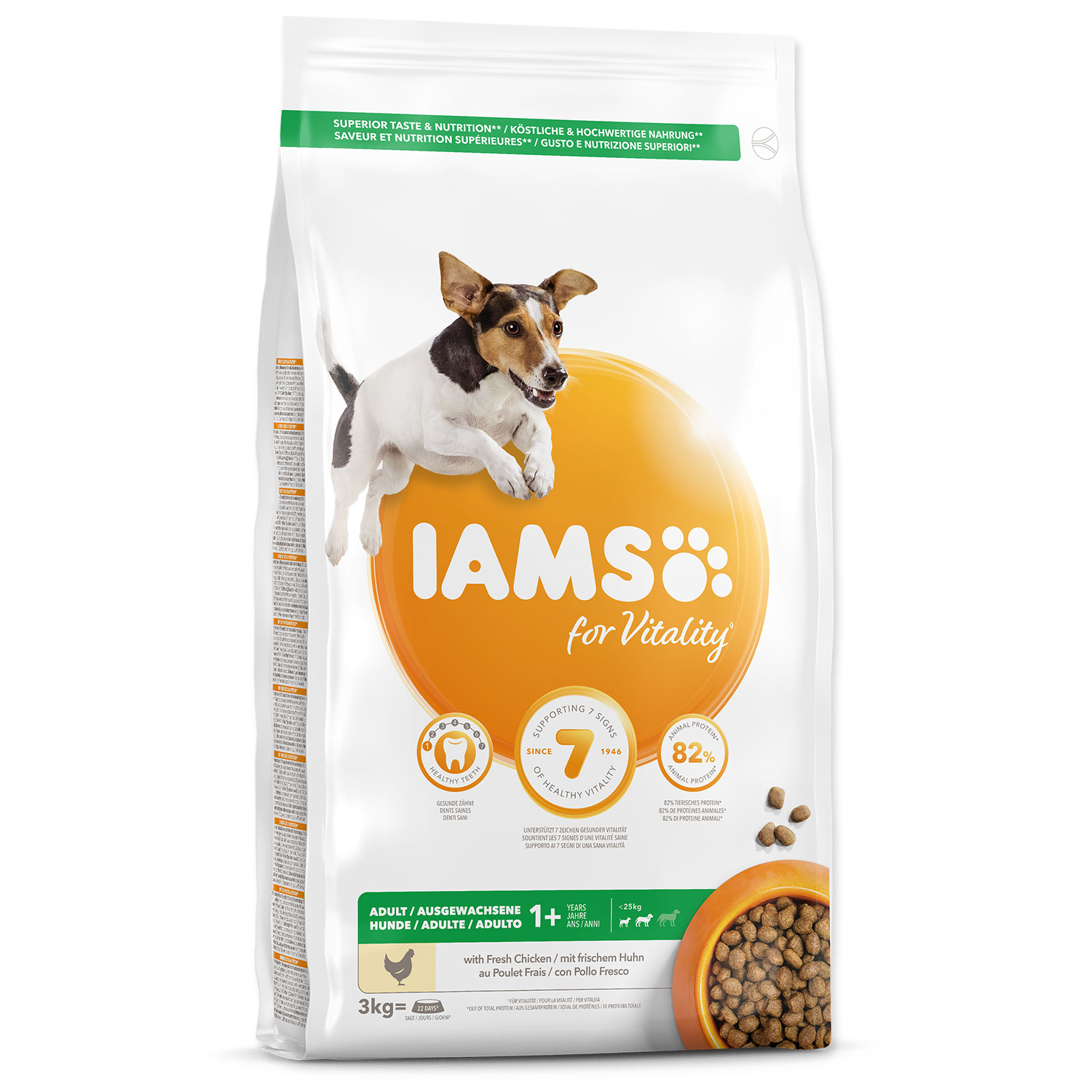 IAMS Dog Adult Small & Medium Chicken, 3 kg