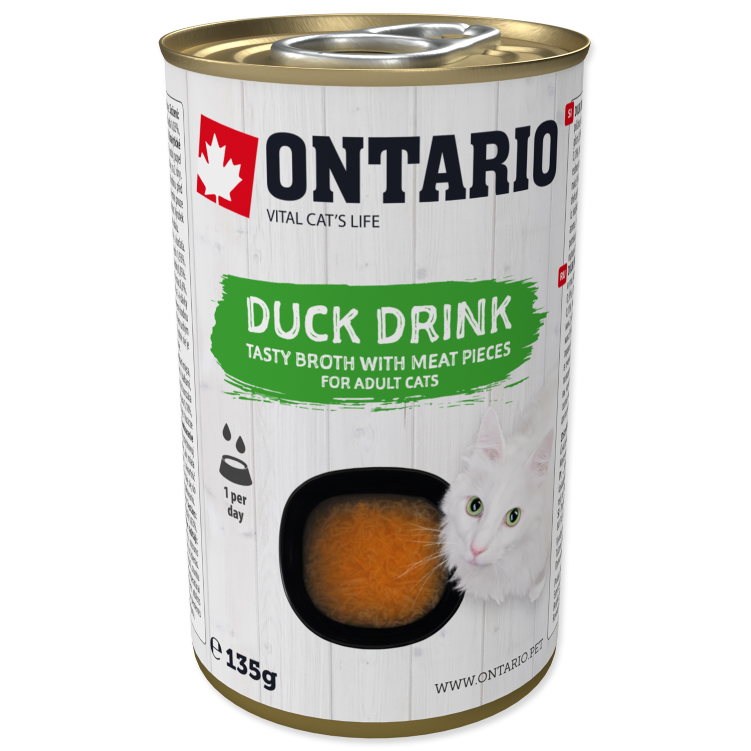 ONTARIO Cat Drink Duck