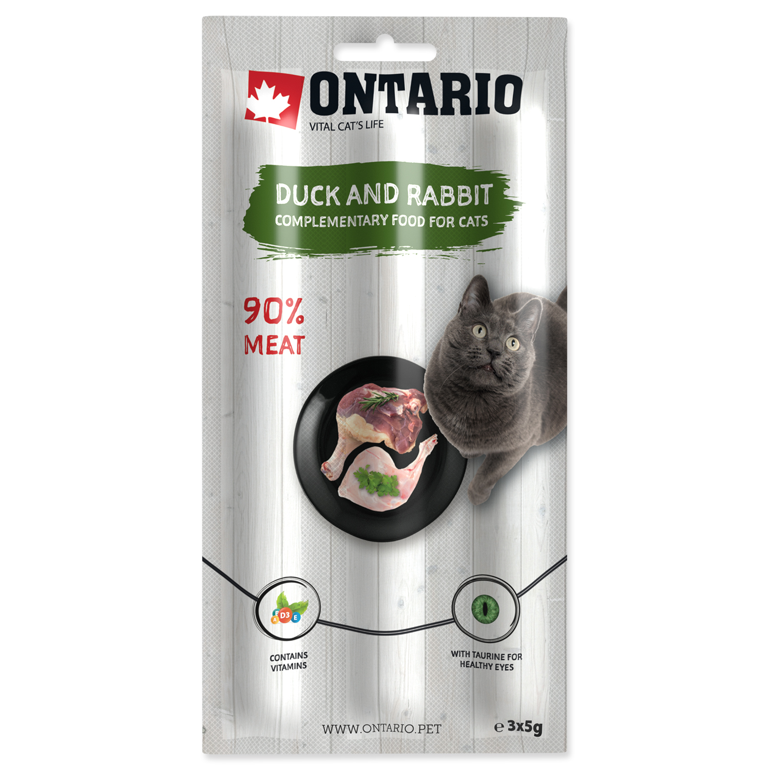 Stick ONTARIO for cats Duck & Rabbit