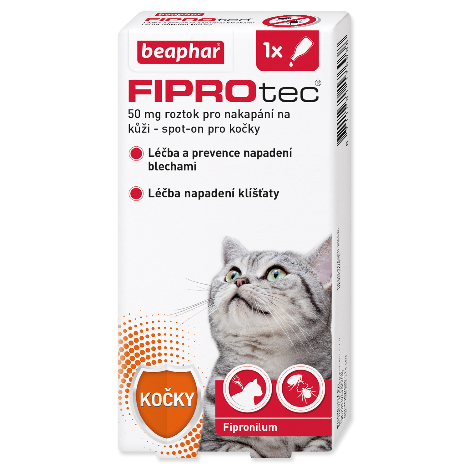 BEAPHAR Spot on Fiprotec pro kočky