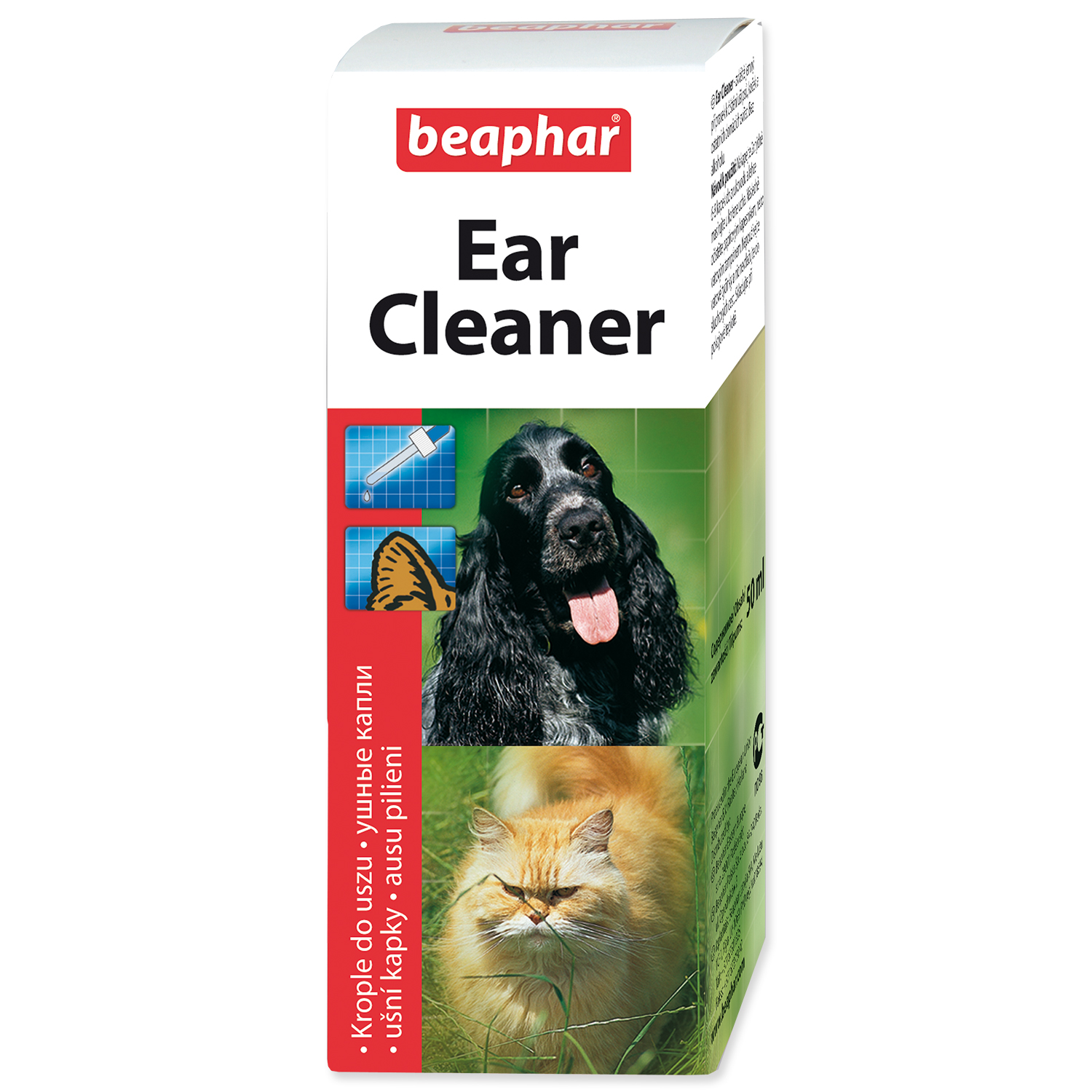 Kapky BEAPHAR Ear Cleaner ušní, 50 ml