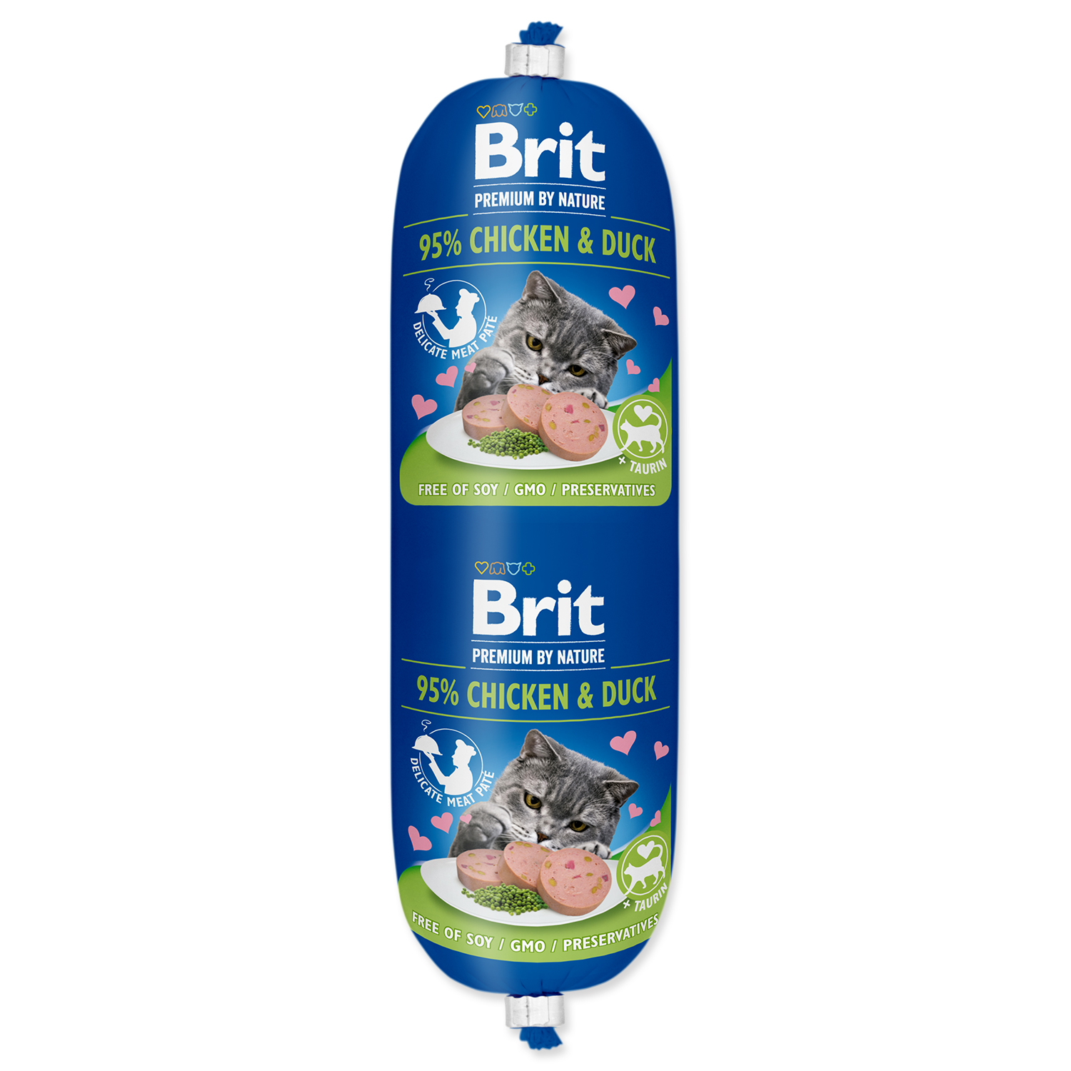 BRIT Premium by Nature Sausage CAT Chicken & Duck, 180 g