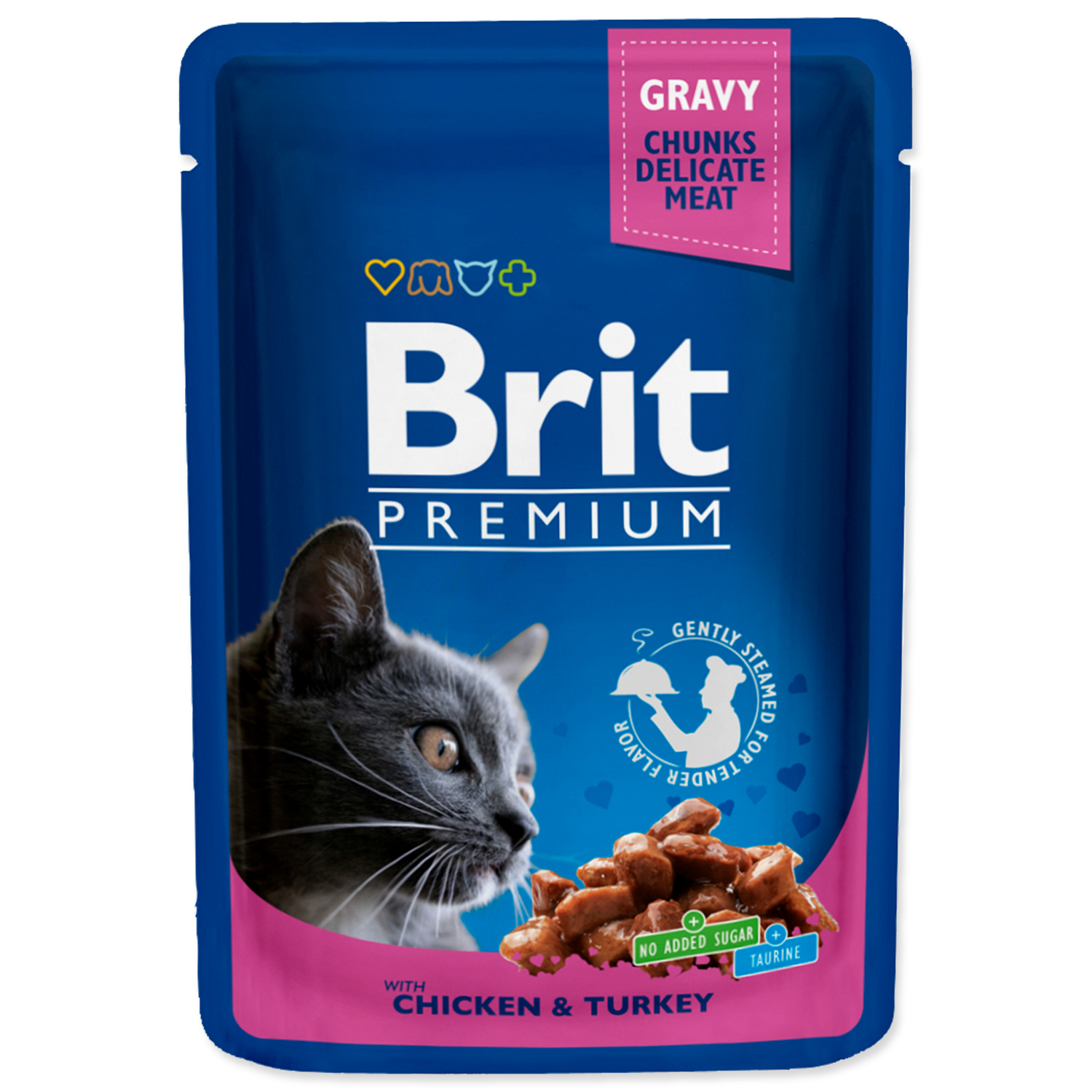 Kapsička BRIT Premium Cat Chicken & Turkey