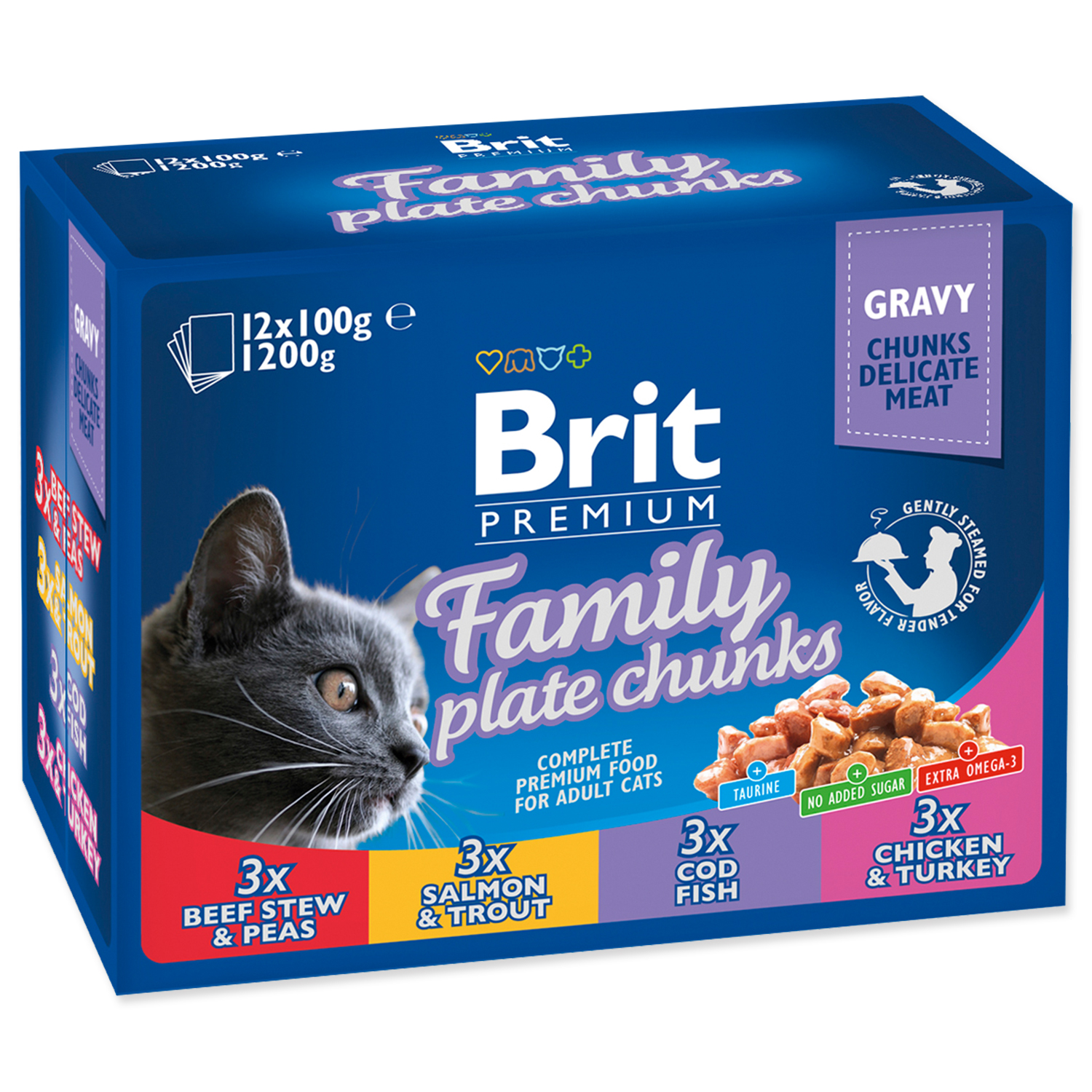 Kapsičky BRIT Premium Cat Family Plate