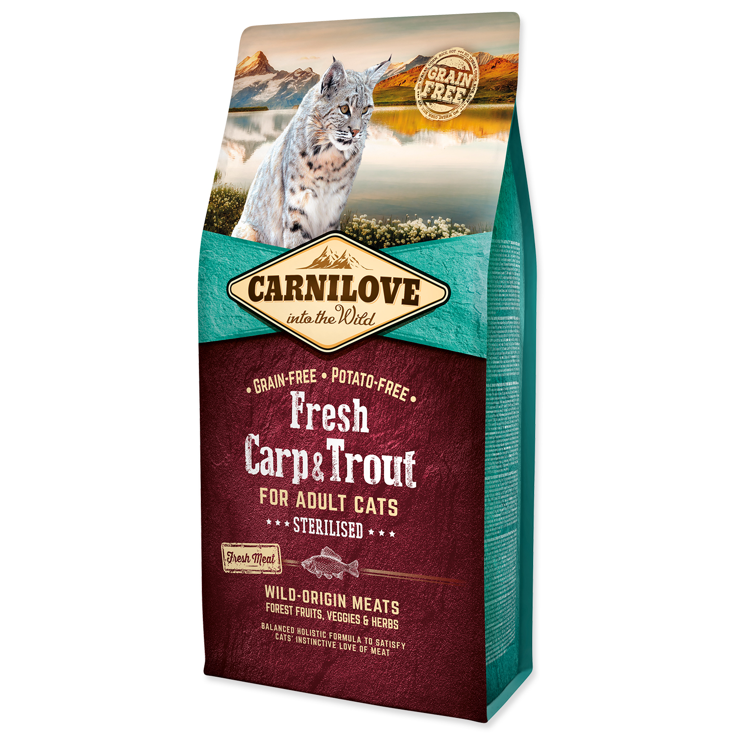 CARNILOVE Fresh Carp & Trout Sterilised for Adult cats