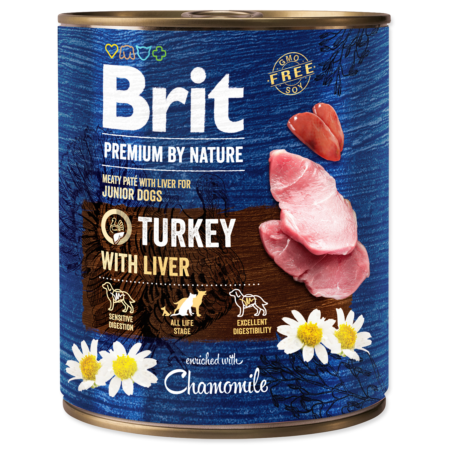 BRIT Premium by Nature Turkey with Liver, 800 g