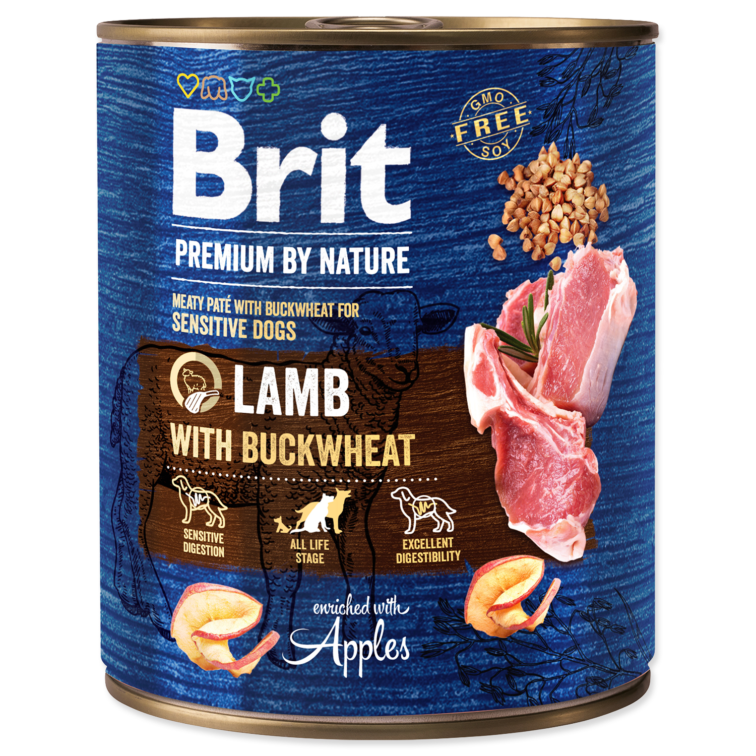 BRIT Premium by Nature Lamb with Buckwheat, 800 g
