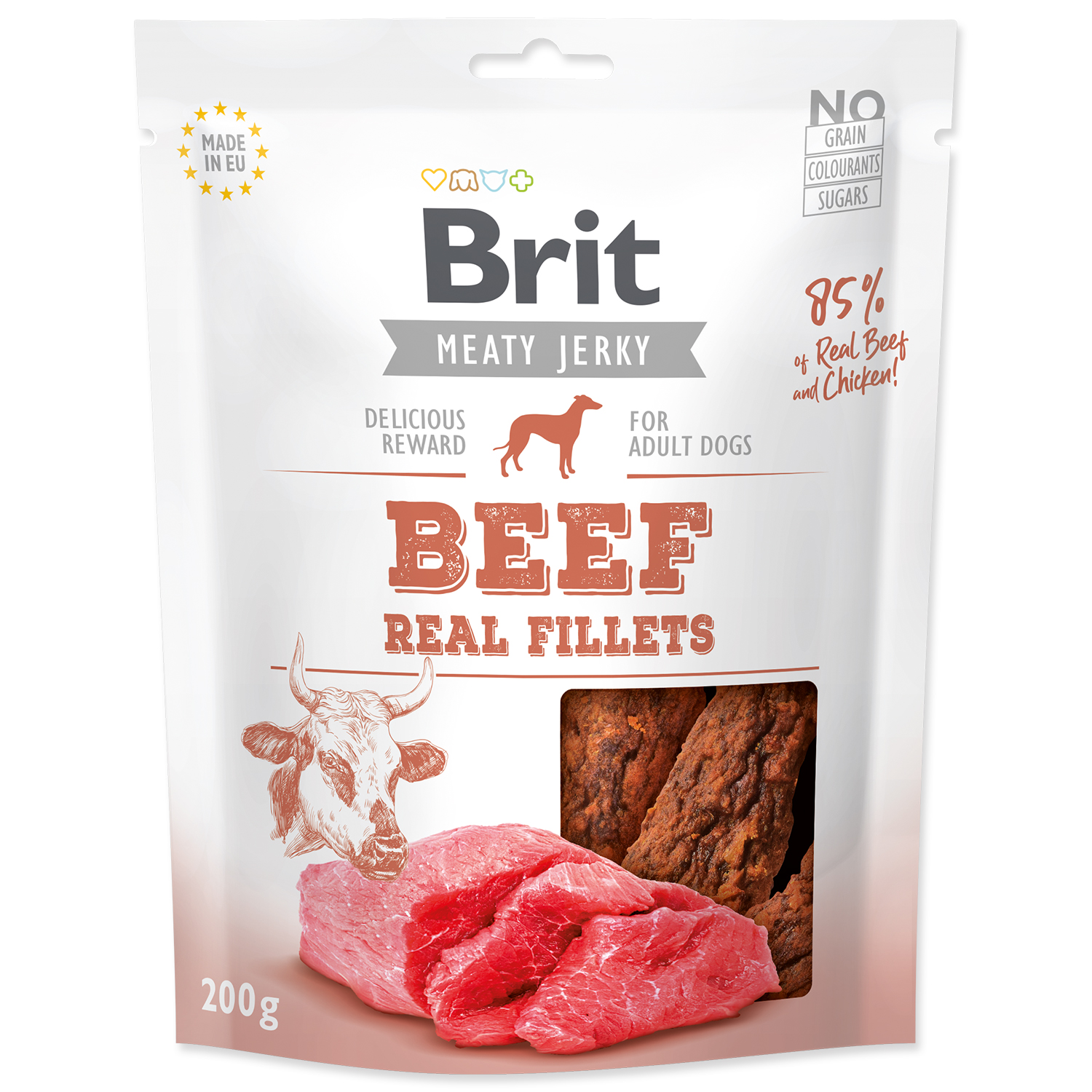 Snack BRIT Jerky Beef and chicken Fillets