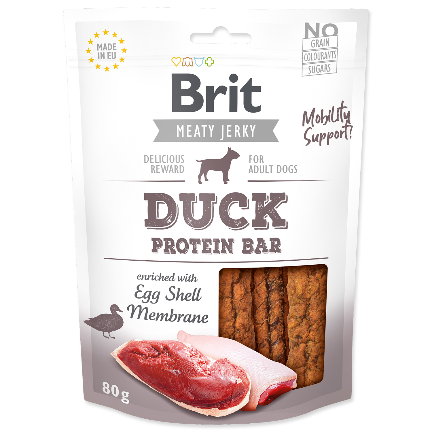 Snack BRIT Jerky Duck Protein Bar