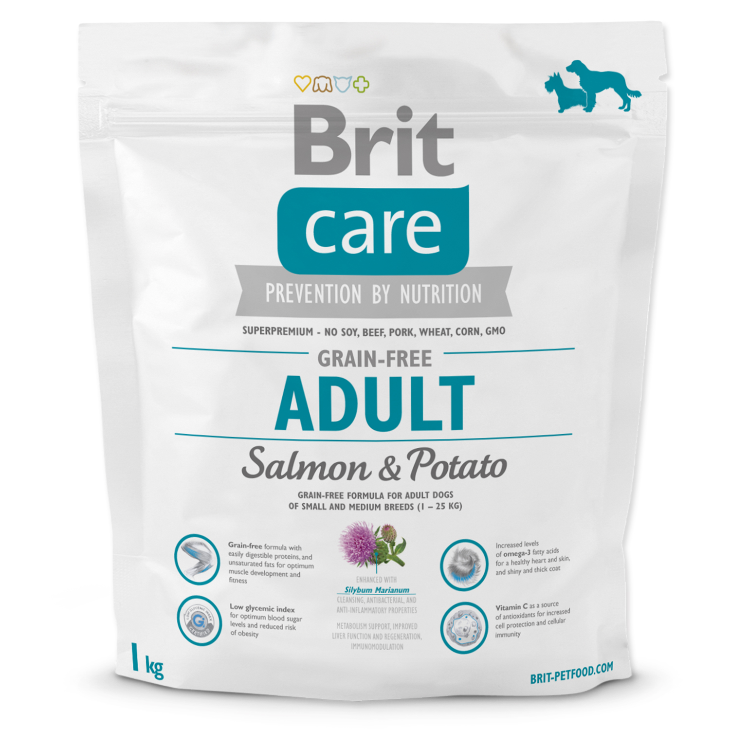 BRIT Care Dog Grain free Adult Salmon & Potato 1kg
