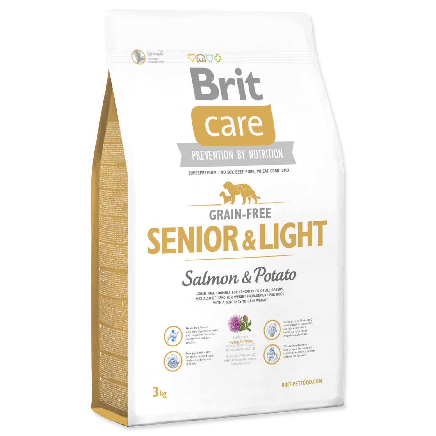 BRIT Care Grain-free Senior & Light Salmon & Potato 3kg