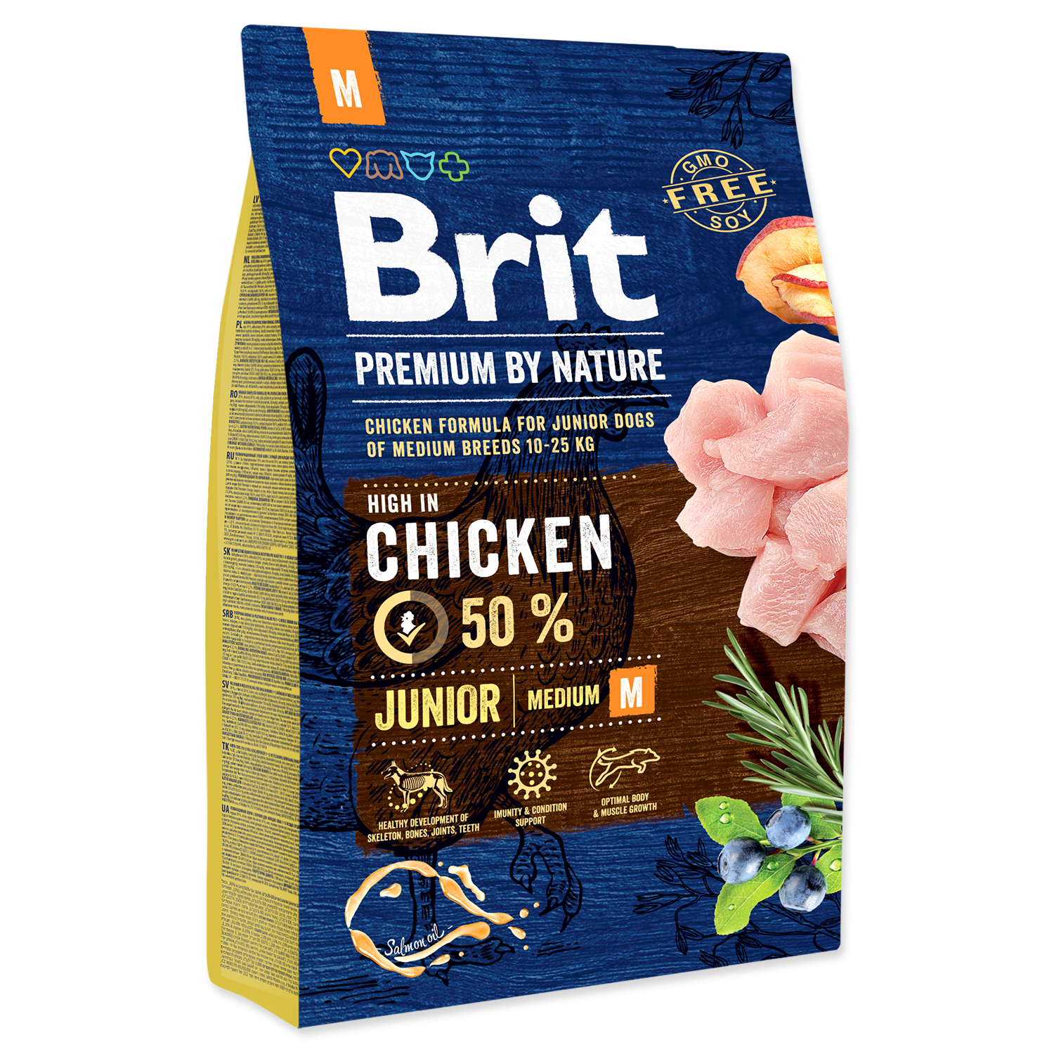 BRIT Premium by Nature Junior M, 3 kg