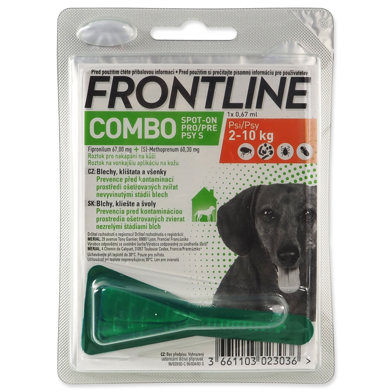 FRONTLINE Combo Spot-On Dog S (0,67ml) 