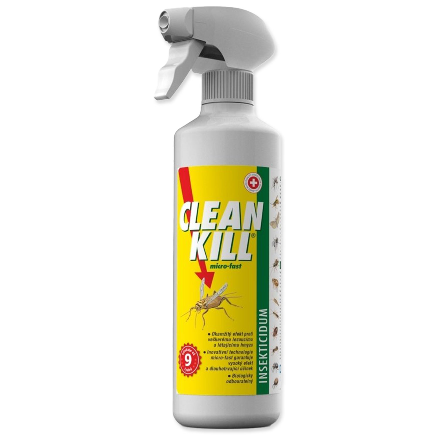 CLEAN KILL micro - fast sprej proti hmyzu, 450 ml