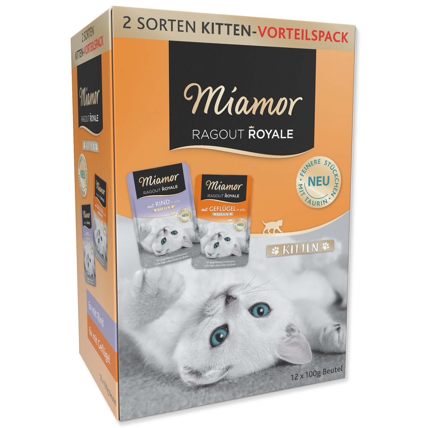 Kapsičky MIAMOR Ragout Royale Kitten v želé multipack