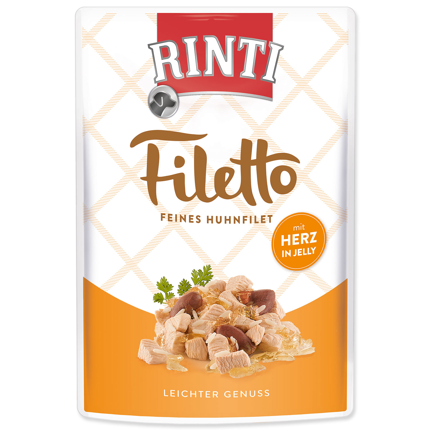 Kapsička RINTI Filetto kuře + kuřecí srdce v želé