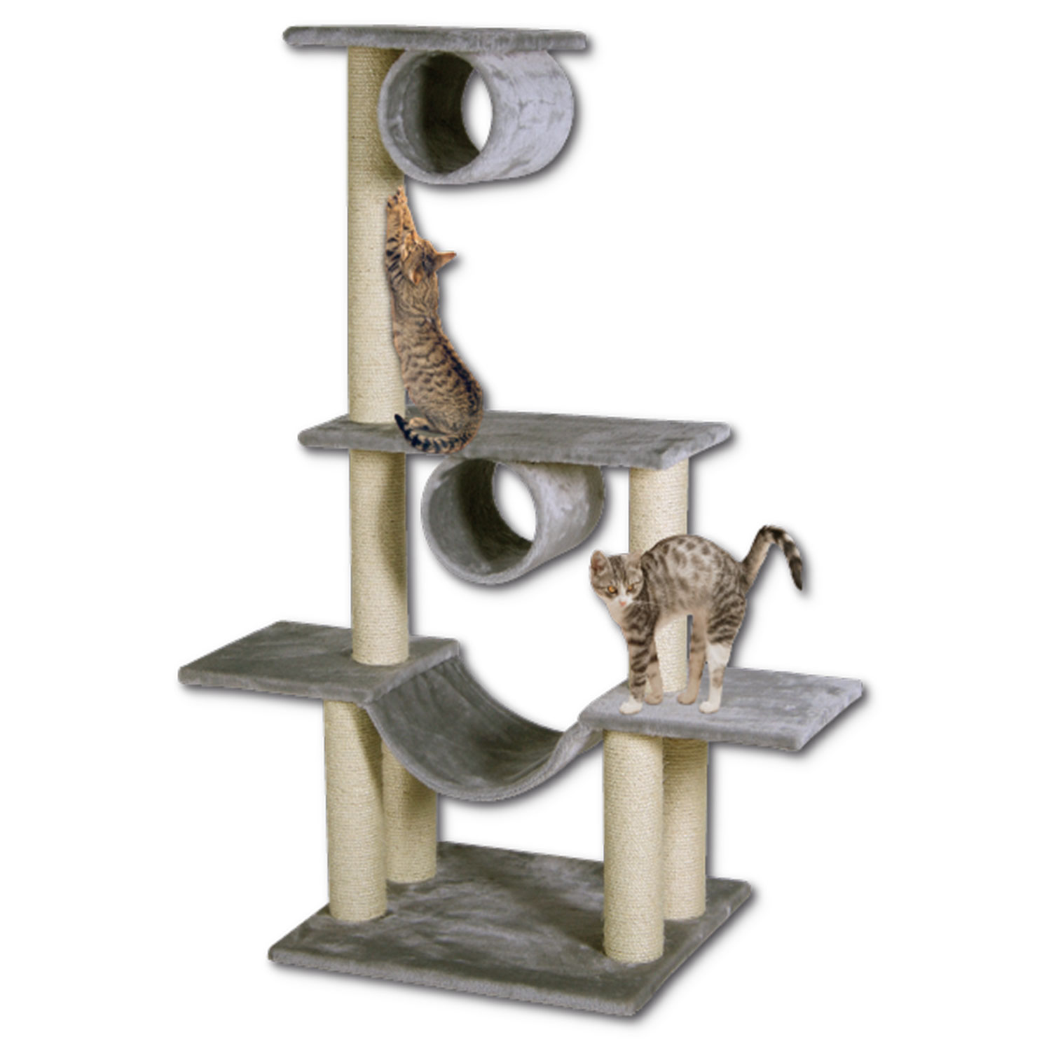 Odpočívadlo MAGIC CAT Iveta šedé 141 cm 1ks