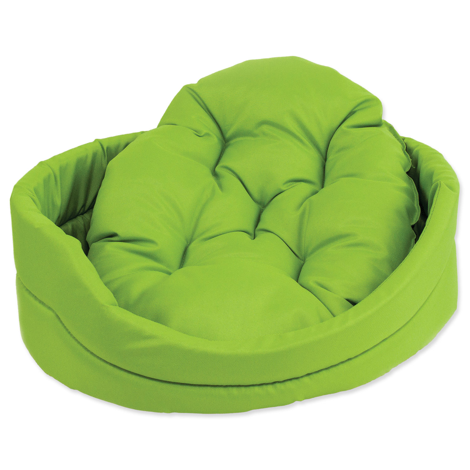 Pelíšek DOG FANTASY ovál s polštářem zelený 48 cm