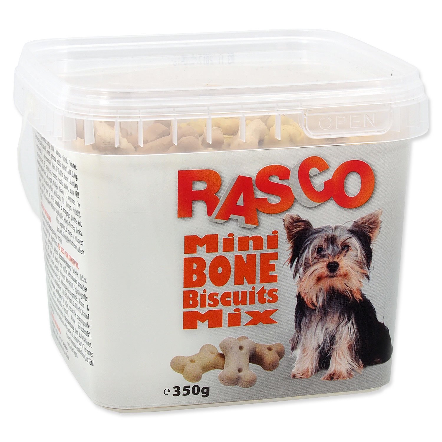 Sušenky RASCO Dog mikro kosti mix, 350 g