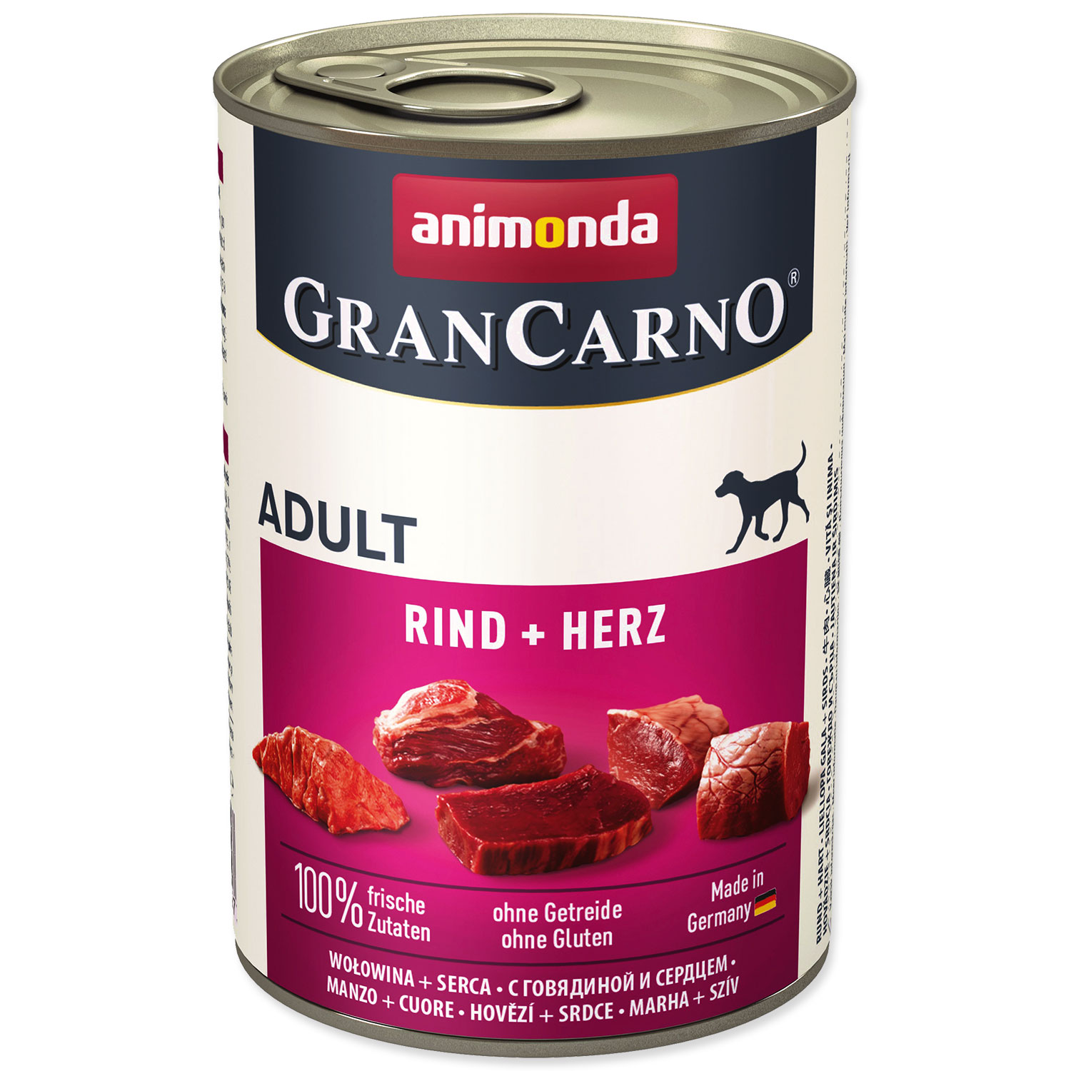 Konzerva ANIMONDA Gran Carno hovězí + srdce