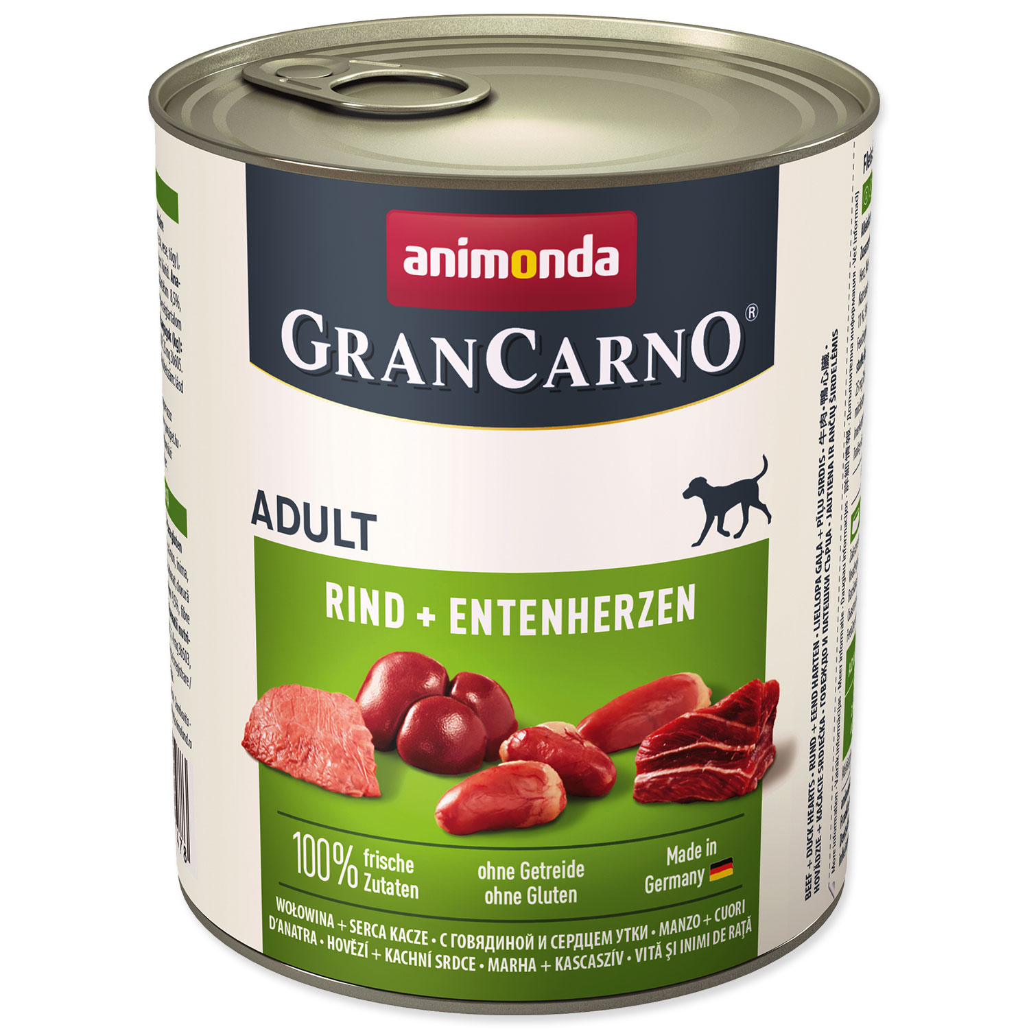Konzerva ANIMONDA Gran Carno hovězí + kachní srdce