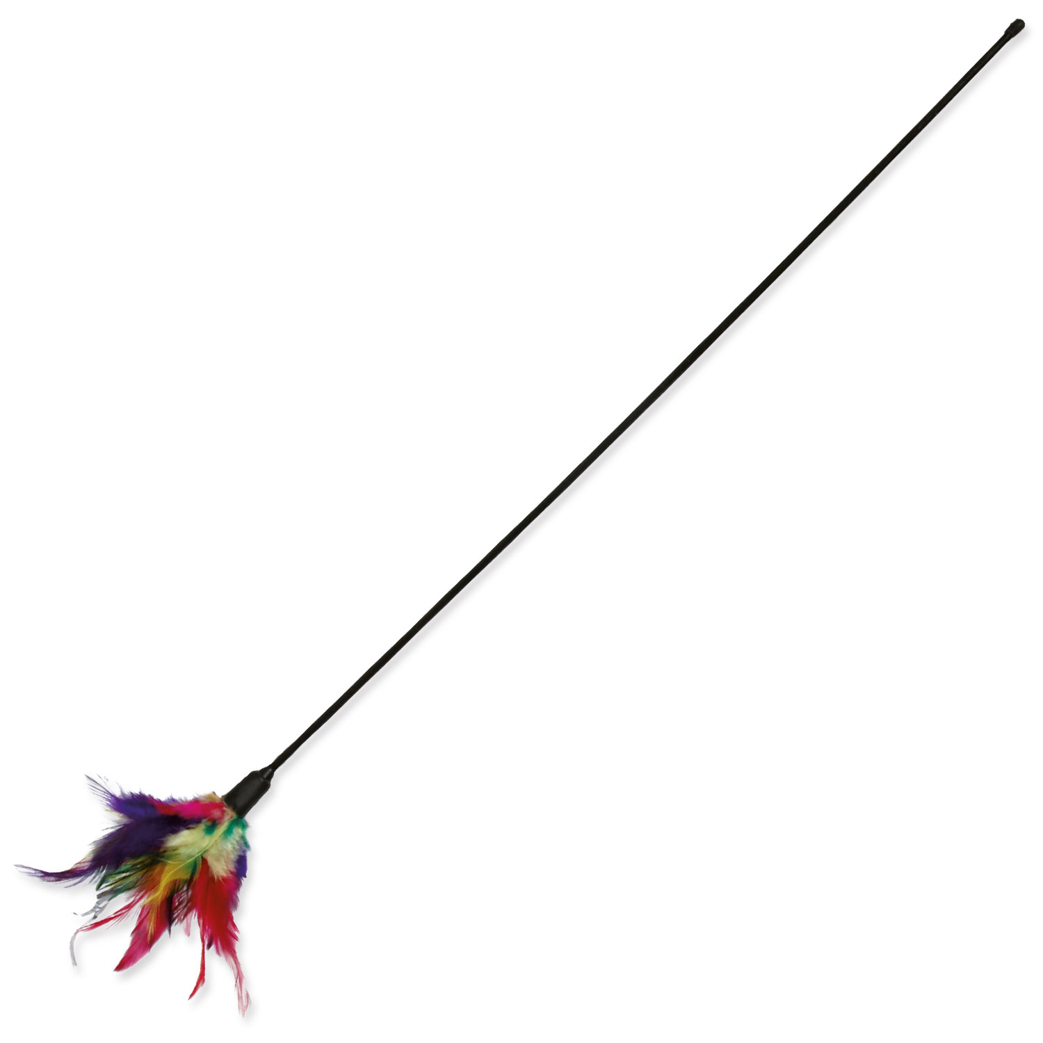 Hračka TRIXIE prut s pírky 50 cm 1ks