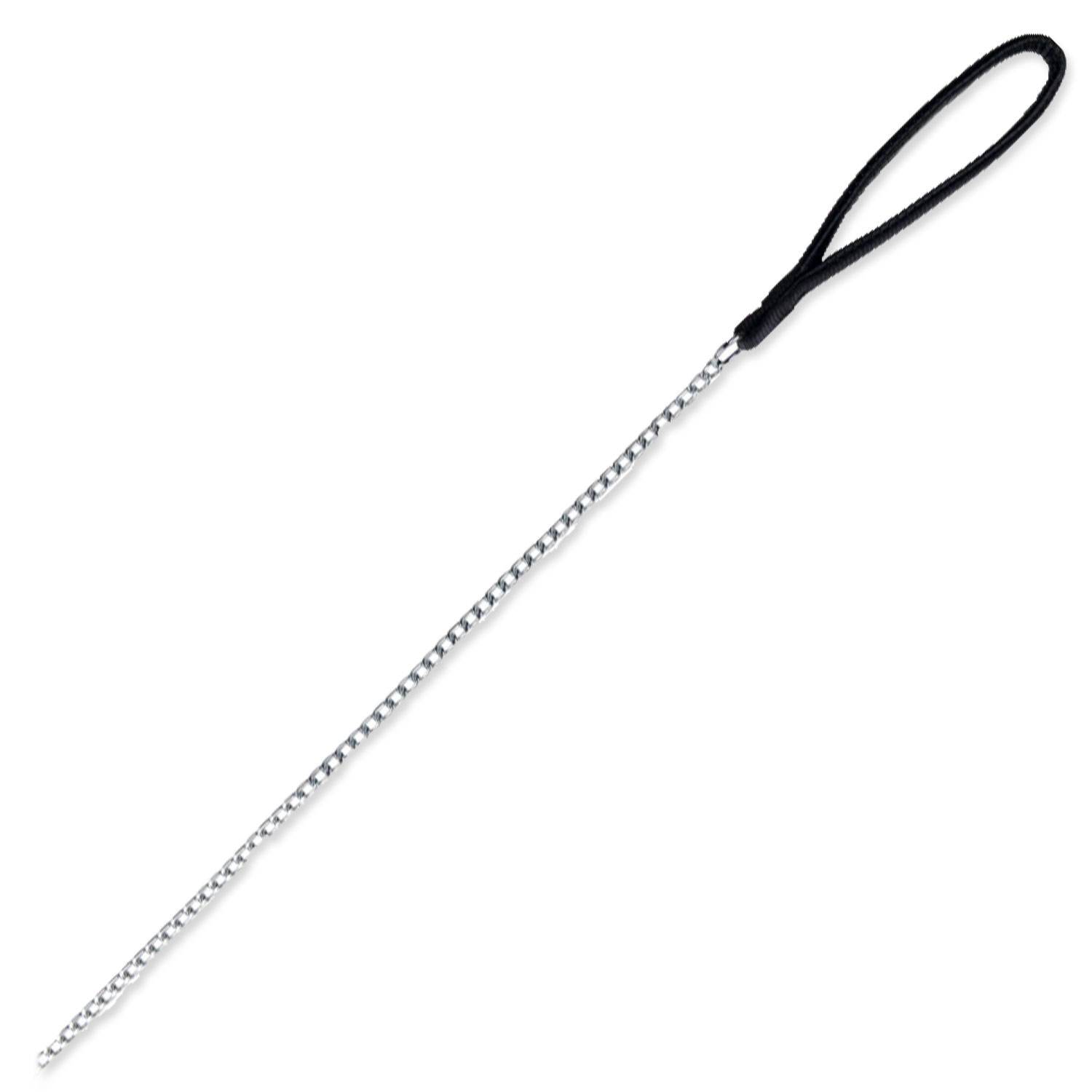 Vodítko TRIXIE řetěz s nylonovou rukojetí černé, 100 cm
