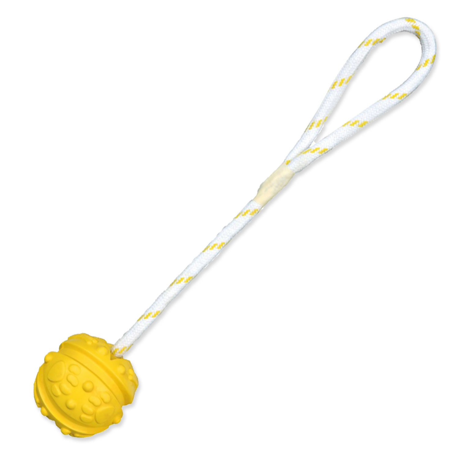 Hračka TRIXIE míček gumový na provaze 7 cm, 1 ks