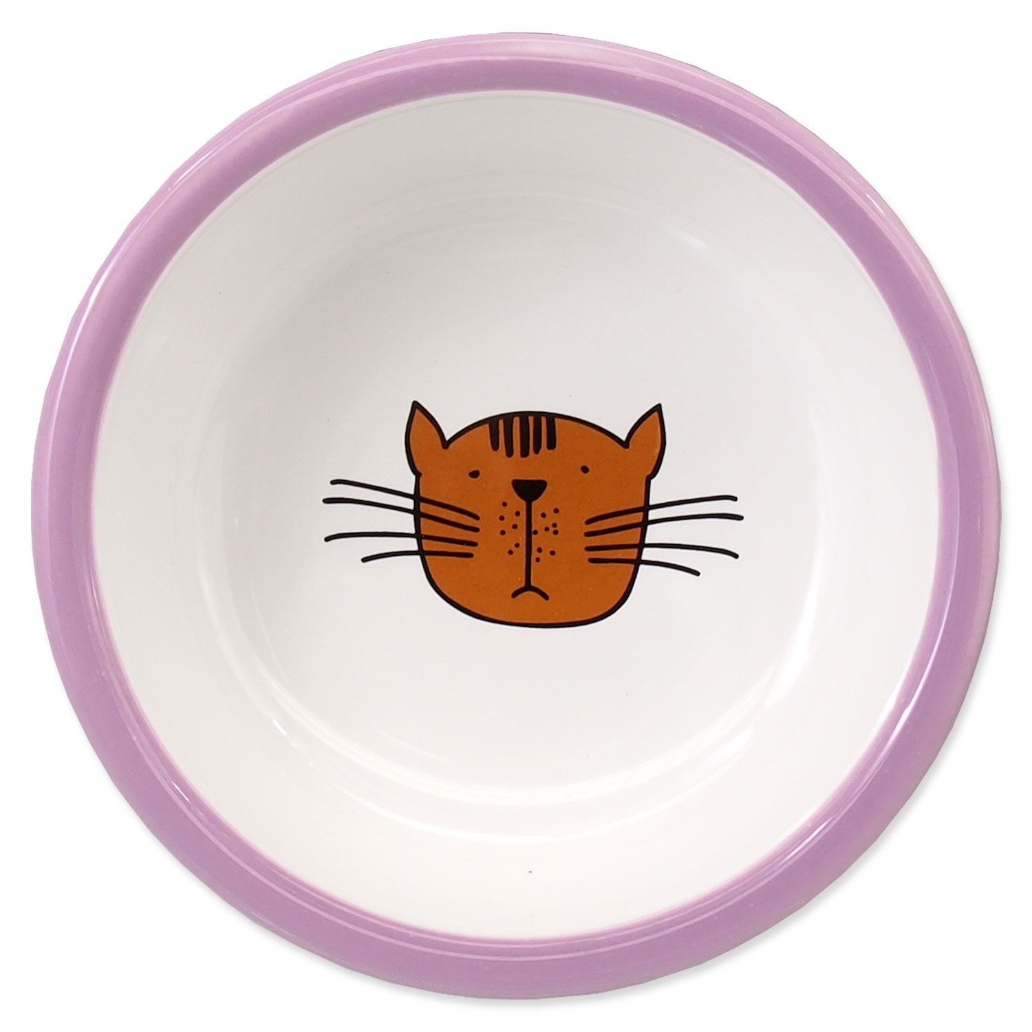 Miska MAGIC CAT keramická kočicí tlapka fialová 13 cm (0,33l)