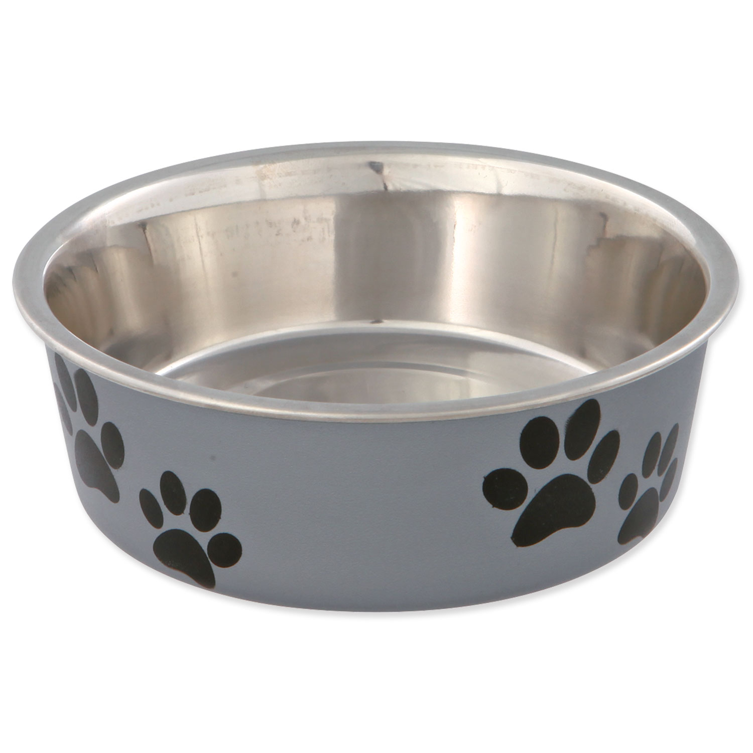 Miska nerezová - plastový povrch 12 cm (0,3l)